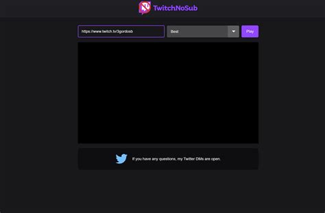 TwitchNoSub: An extension to show sub only VOD on。